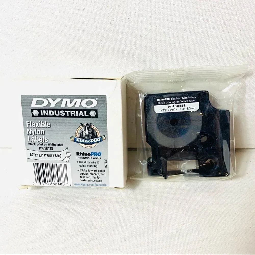 DYMO 18488 RhinoPro Flexible Tape 1/2" x 11.5'